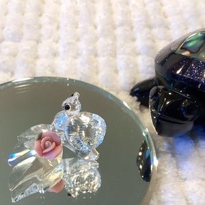 Miniature Crystal Snail Figurine